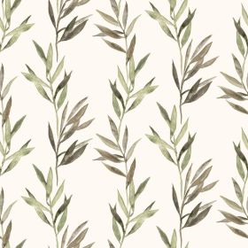 Green Peel Stick Wallpaper, Scalata Branches, 18" x 18.86'